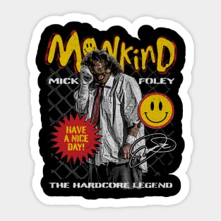 Mankind Have A Nice Day Sticker